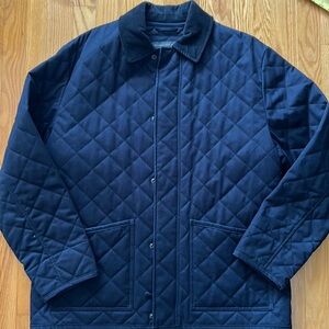 Banana Republic Navy Quilted Jacket